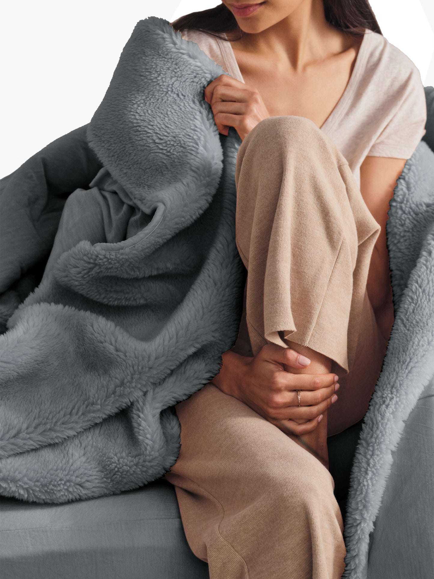 Merino Knit Fleece Calming Blanket - Shleep.co