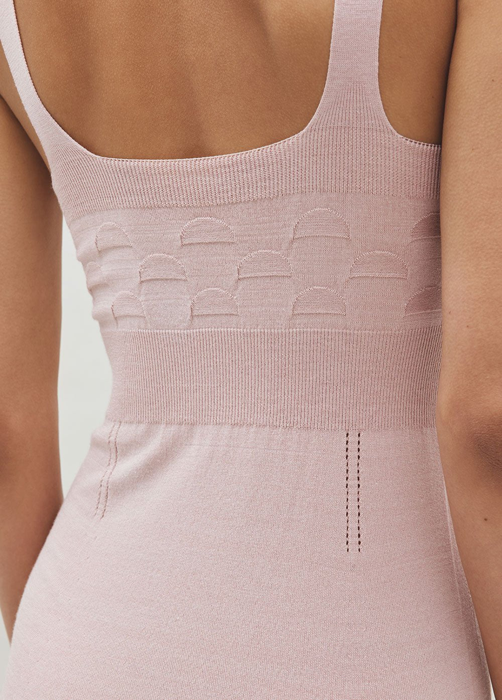 Merino Silk Seamless Knit Slip Dress - Shleep.co