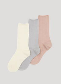 Merino Silk Knit Sock Bundle (Short) In Branded Box (Women) - 3 Pairs
