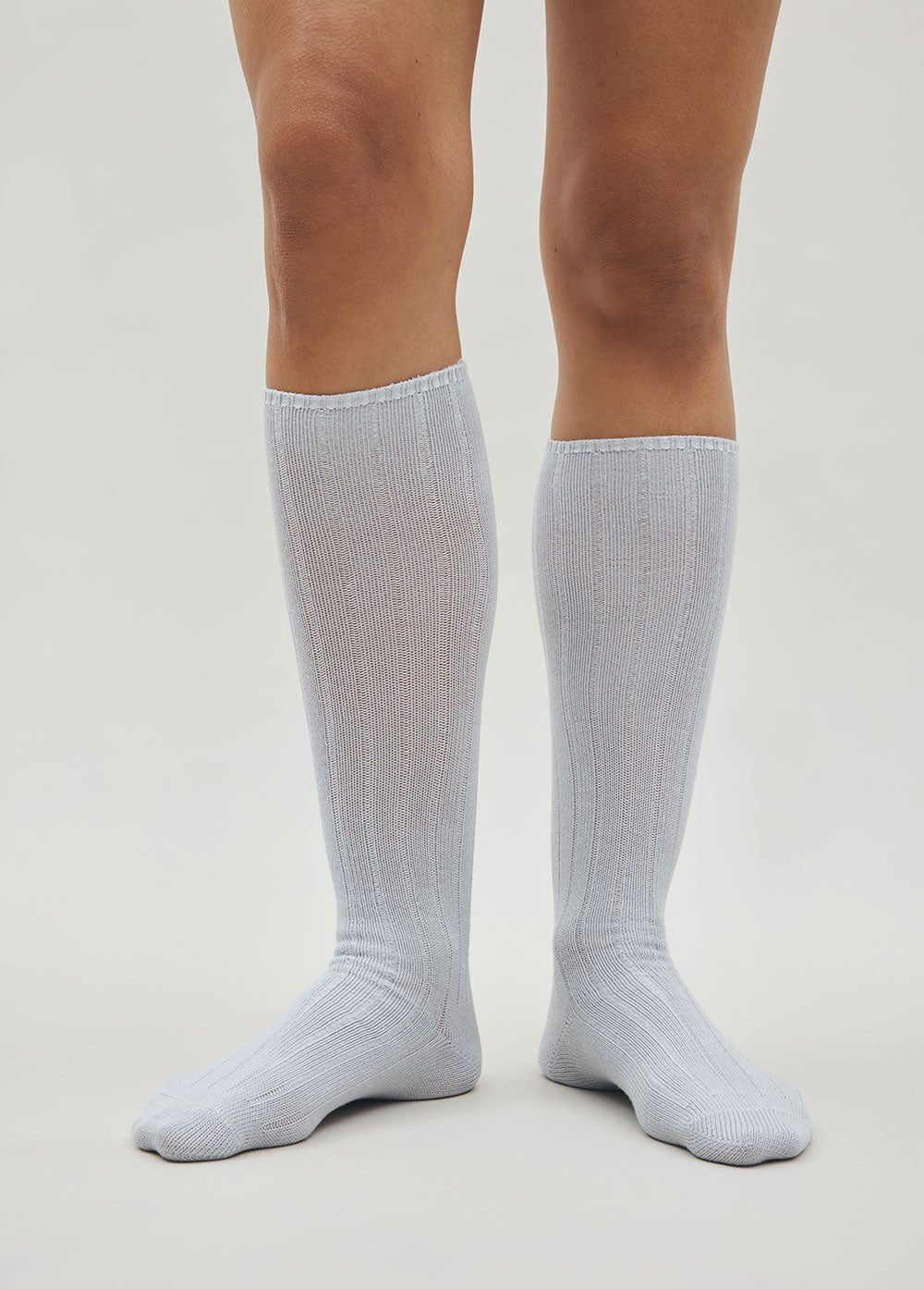 Merino Silk Seamless Knit Long Socks - Shleep.co