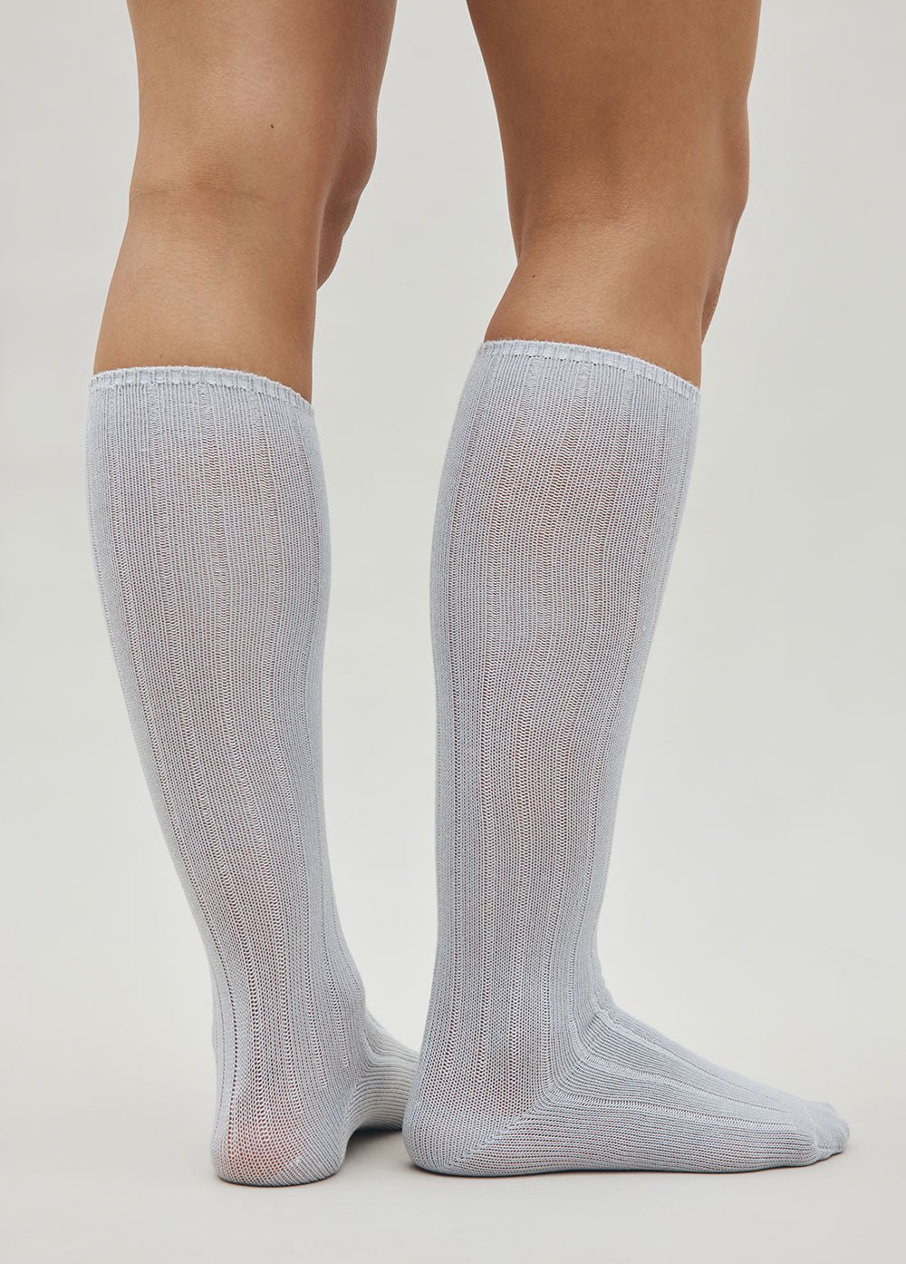 Merino Silk Seamless Knit Long Socks - Shleep.co