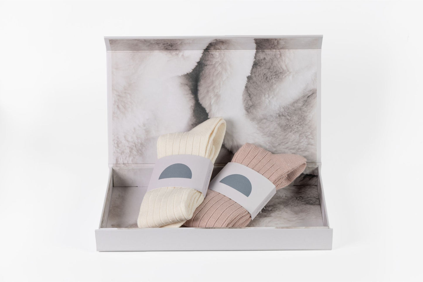 Merino Silk Knit Sock Bundle (Long) - 2 Pairs - In Branded Box (Women) - Shleep.co