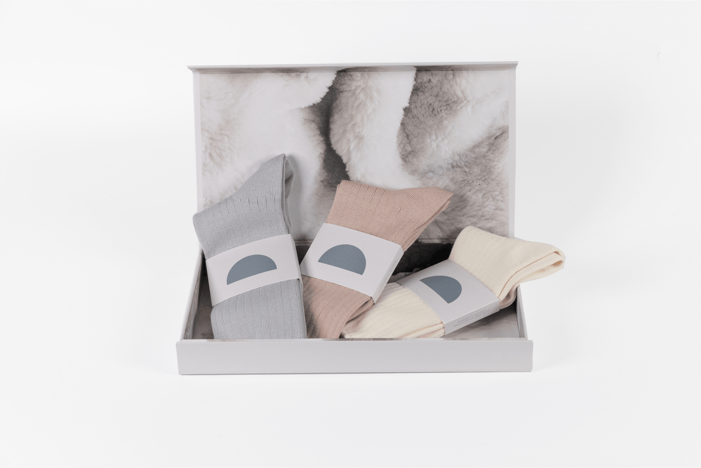 Merino Silk Knit Sock Bundle (Long) - 3 Pairs - In Branded Box (Women) - Shleep.co