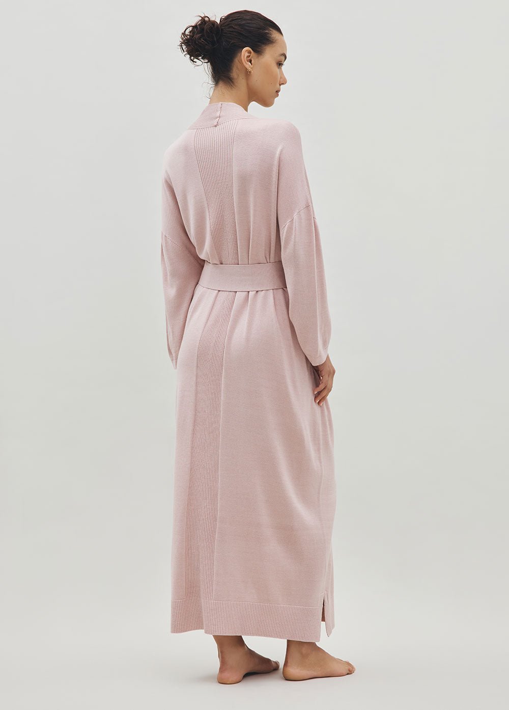Merino Silk Seamless Knit Dressing Gown | Premium Merino Sleepwear | Shleep Merino Silk Seamless Knit Dressing Gown | Premium Merino Sleepwear | Shleep